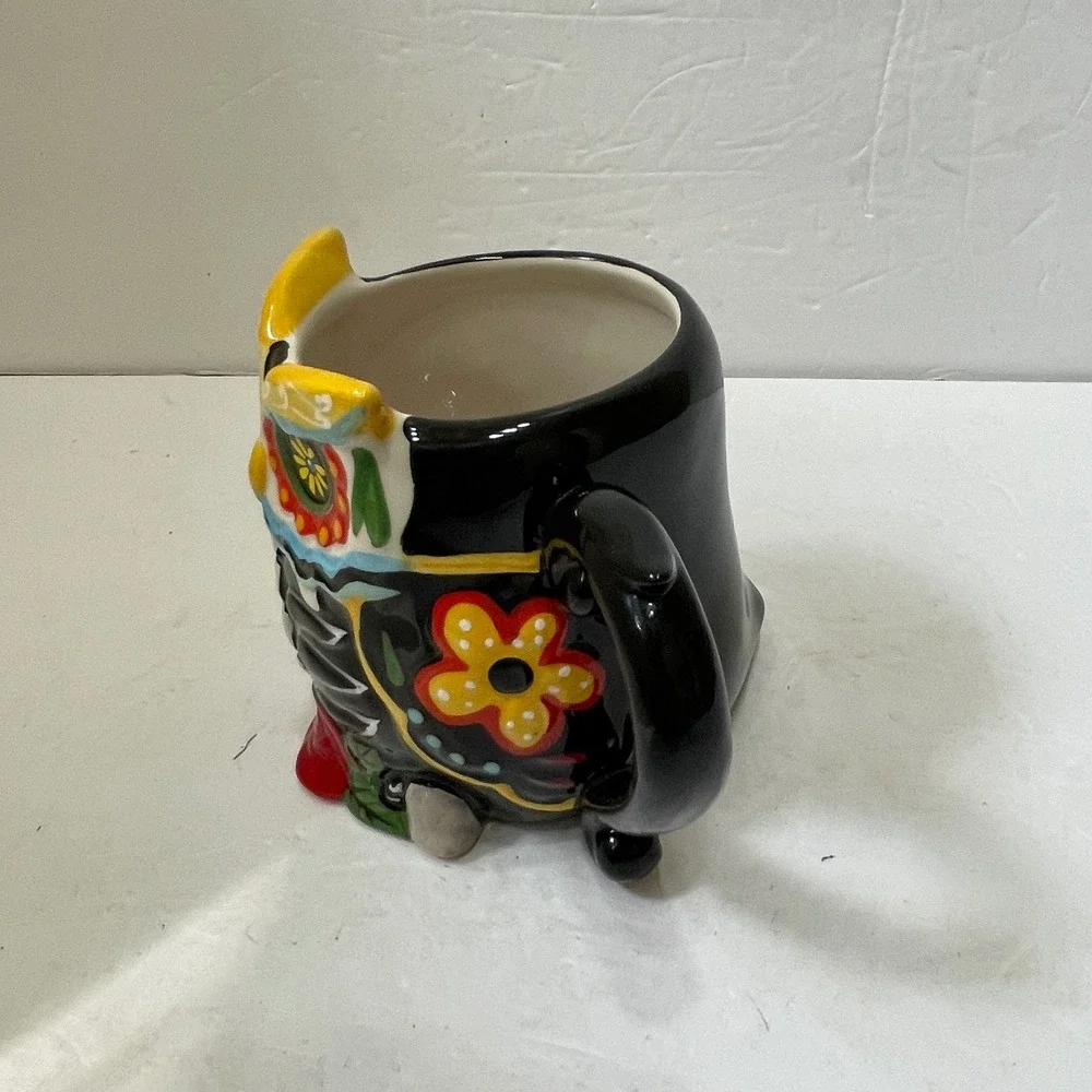 CRACKER BARREL SUGAR SKULL OWL DAY OF THE DEAD MUG